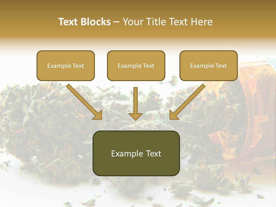 Stash Psychoactive Medicinal PowerPoint Template