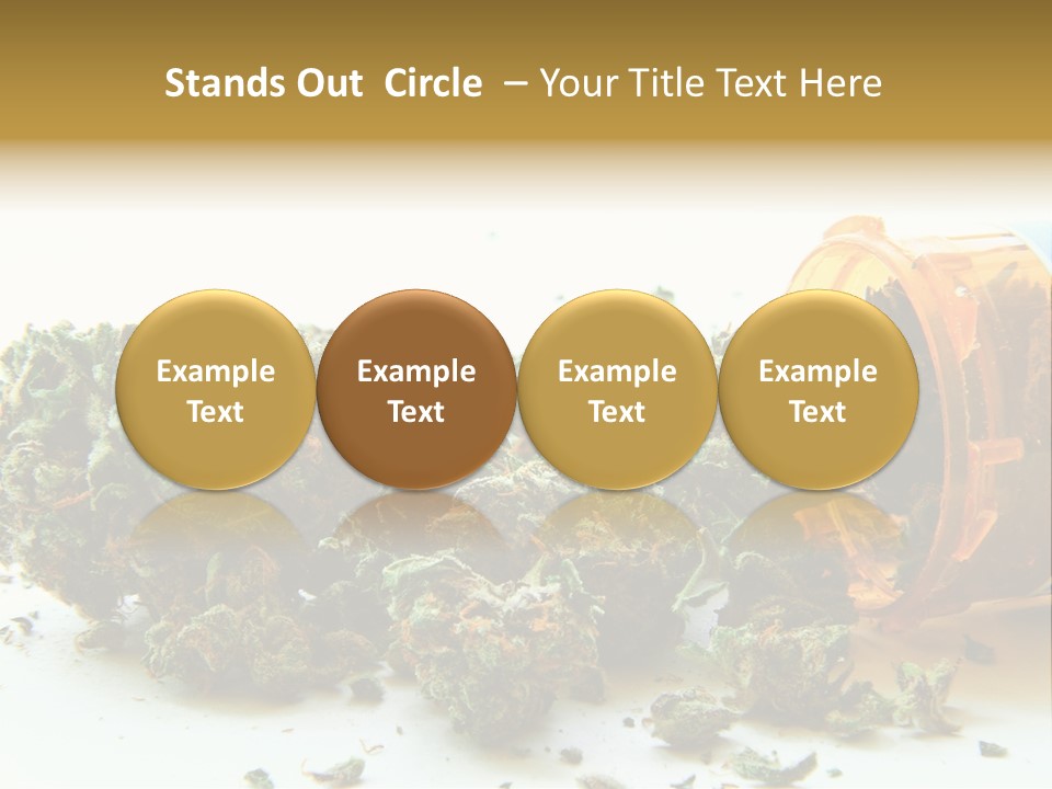 Stash Psychoactive Medicinal PowerPoint Template