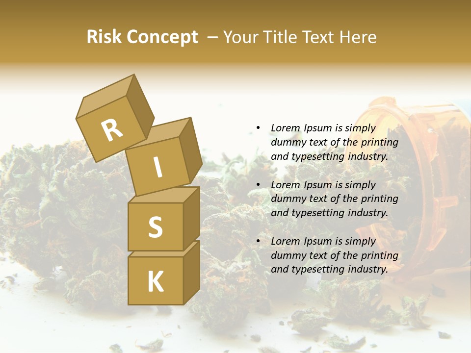 Stash Psychoactive Medicinal PowerPoint Template