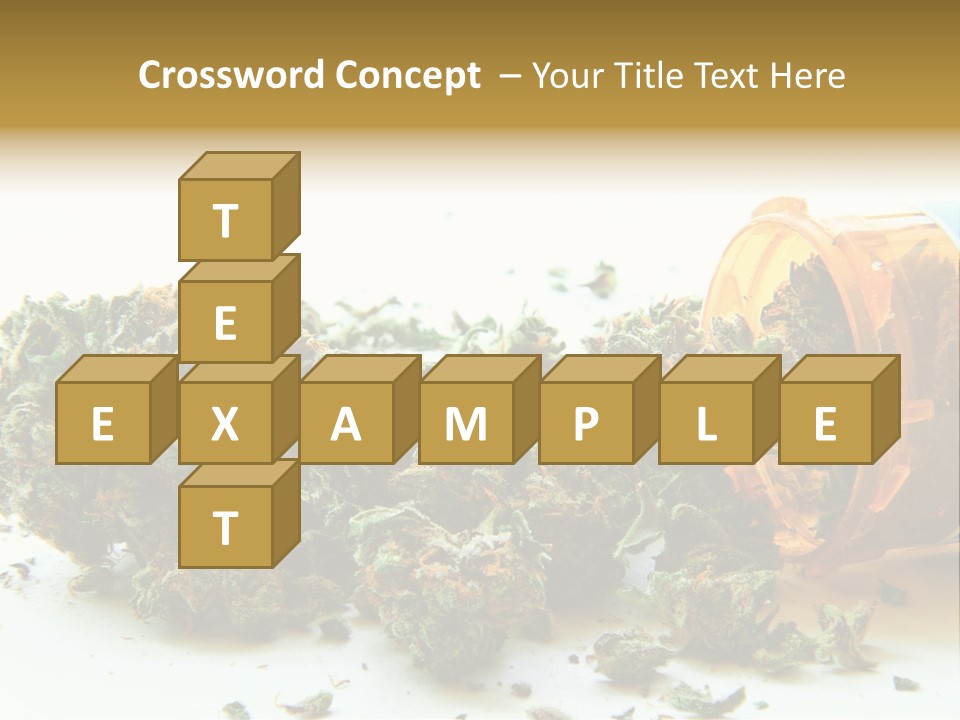 Stash Psychoactive Medicinal PowerPoint Template