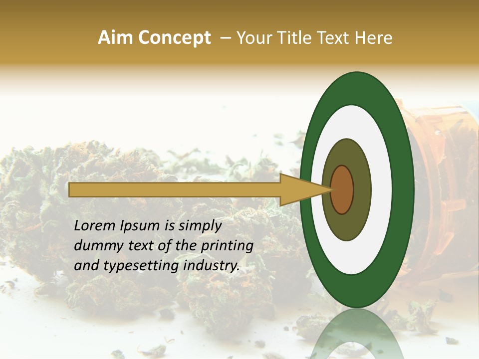 Stash Psychoactive Medicinal PowerPoint Template