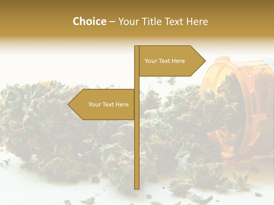 Stash Psychoactive Medicinal PowerPoint Template