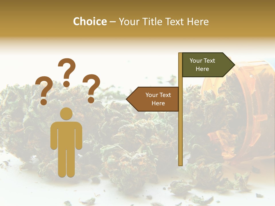 Stash Psychoactive Medicinal PowerPoint Template