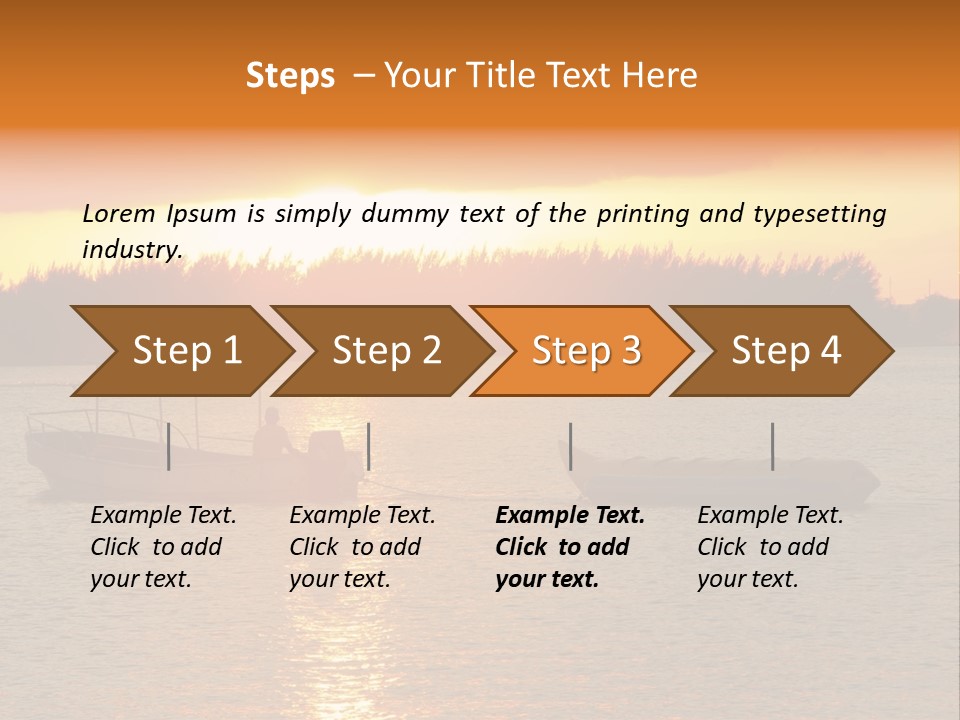 Exotic Shore Atlantic PowerPoint Template