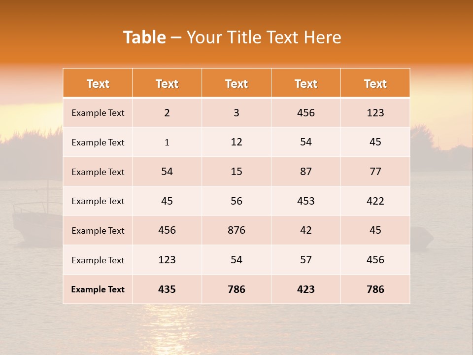 Exotic Shore Atlantic PowerPoint Template