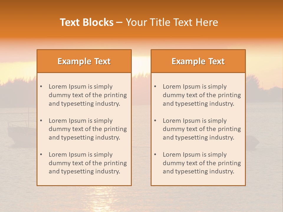 Exotic Shore Atlantic PowerPoint Template
