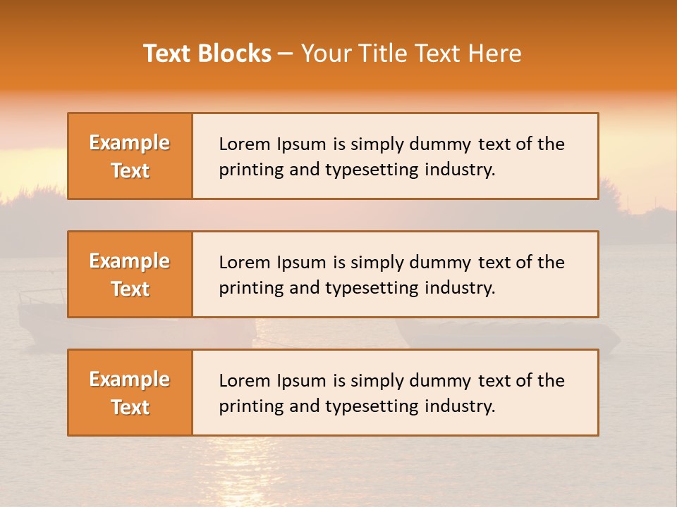 Exotic Shore Atlantic PowerPoint Template