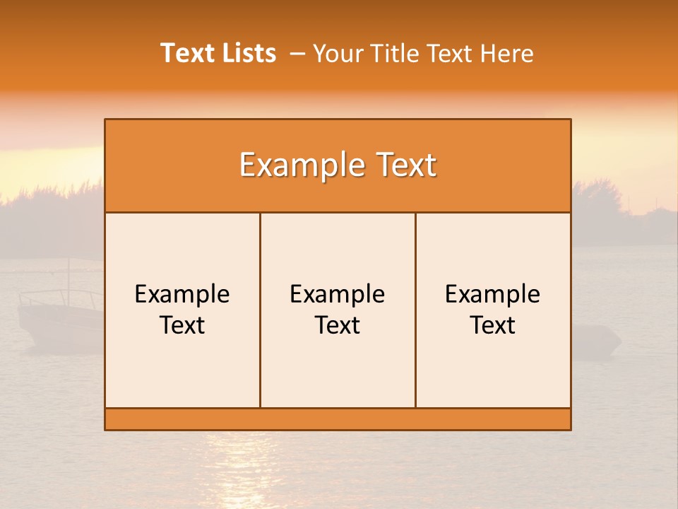 Exotic Shore Atlantic PowerPoint Template