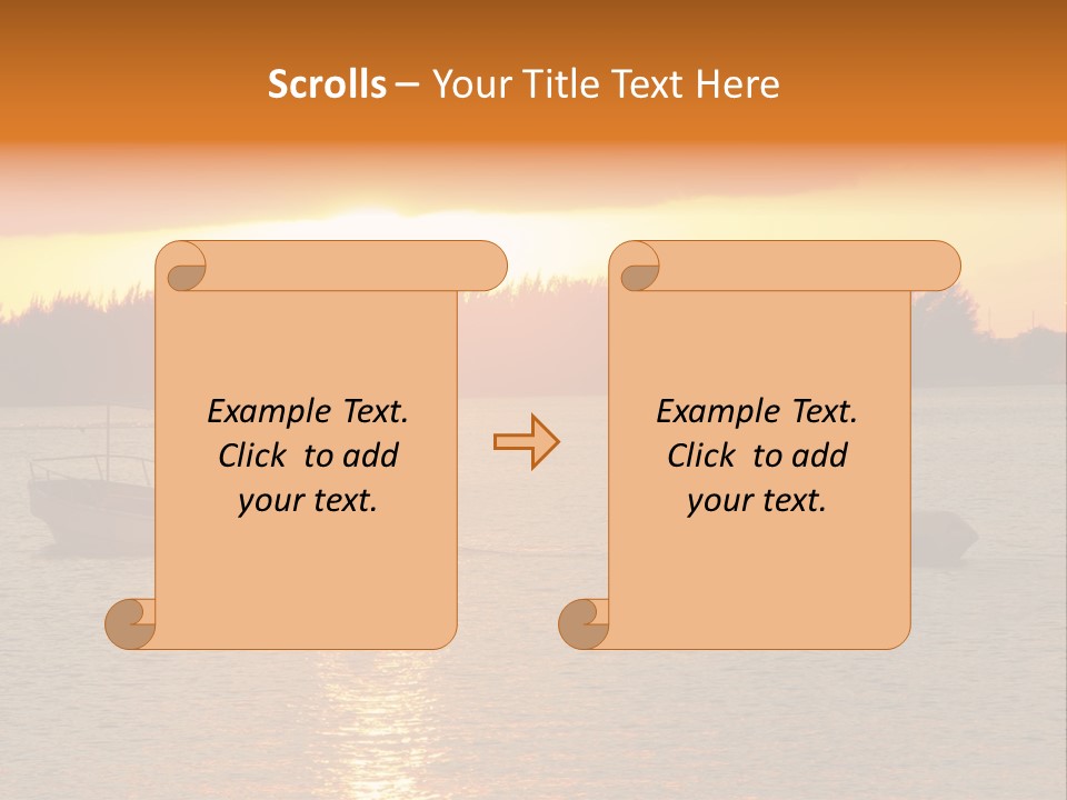 Exotic Shore Atlantic PowerPoint Template