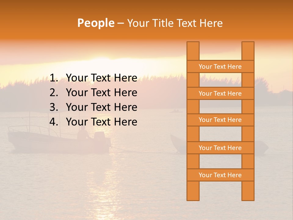 Exotic Shore Atlantic PowerPoint Template