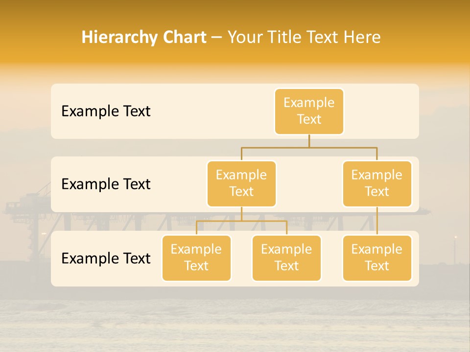 Republic Orange Shipping PowerPoint Template