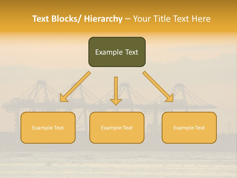 Republic Orange Shipping PowerPoint Template