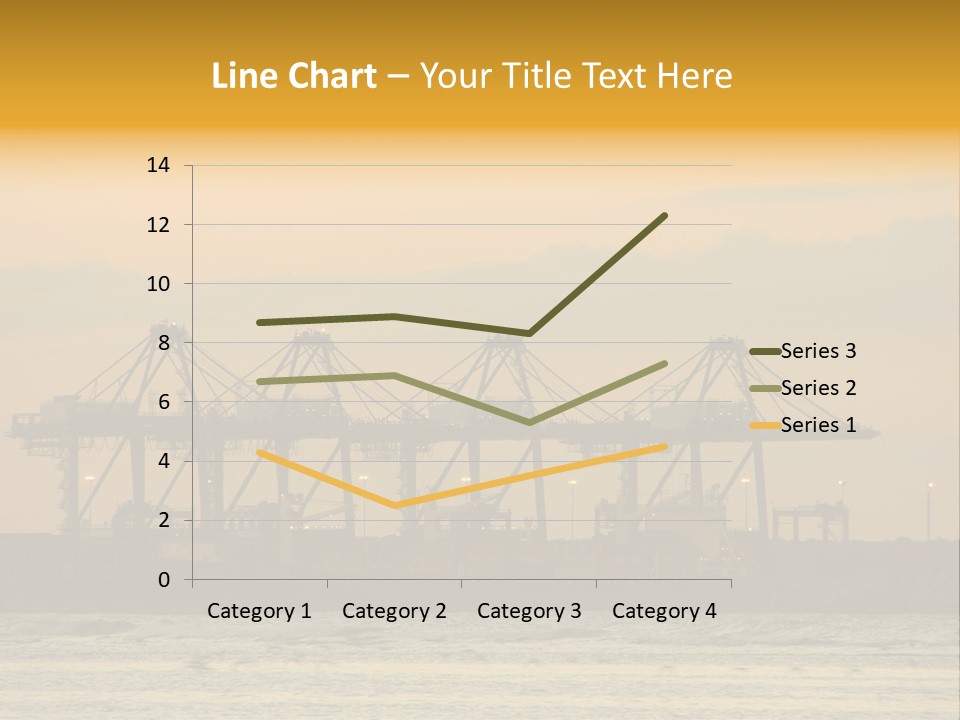 Republic Orange Shipping PowerPoint Template