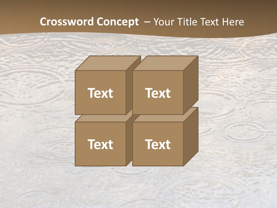 Rain Drop Spray Aqua PowerPoint Template