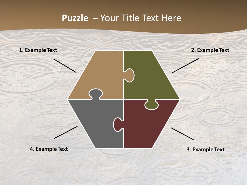 Rain Drop Spray Aqua PowerPoint Template