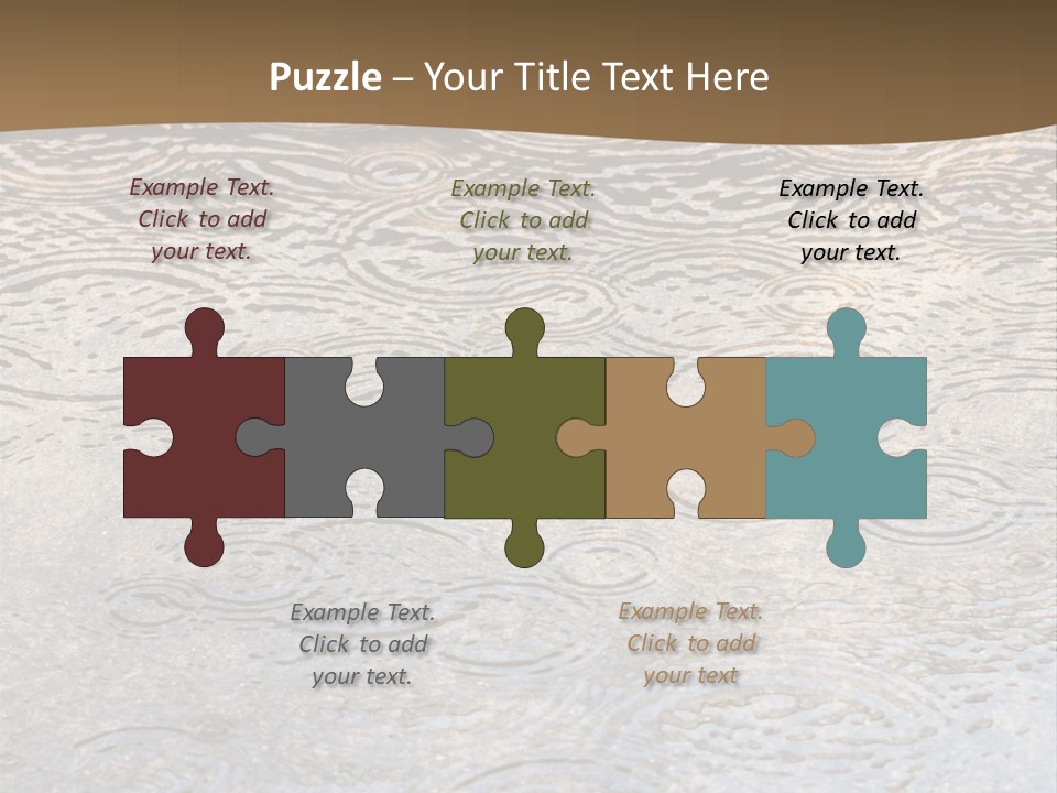 Rain Drop Spray Aqua PowerPoint Template