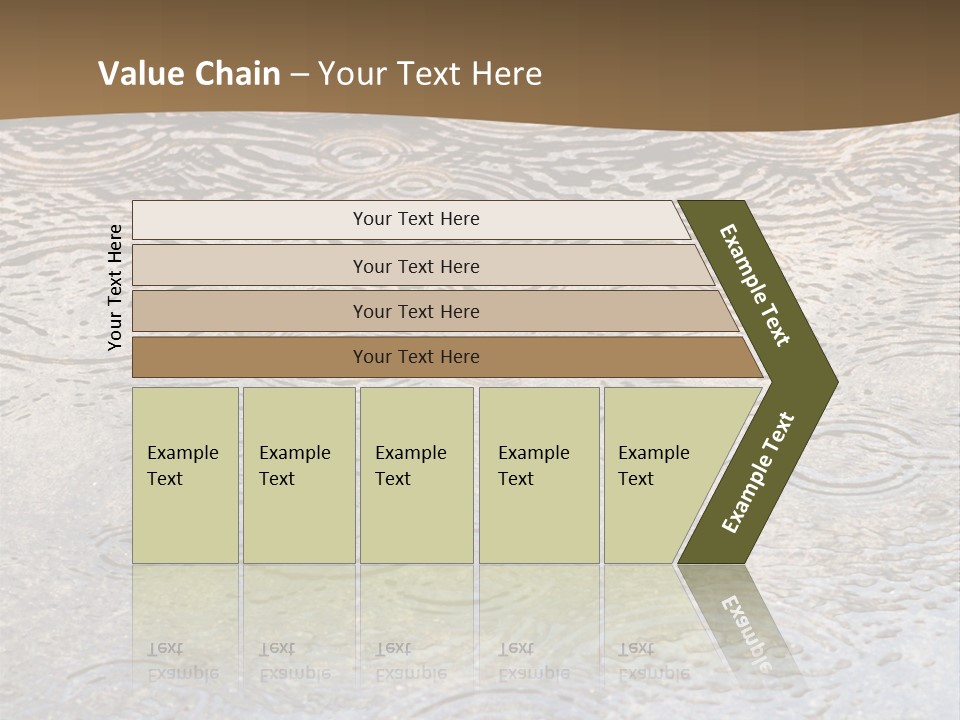 Rain Drop Spray Aqua PowerPoint Template