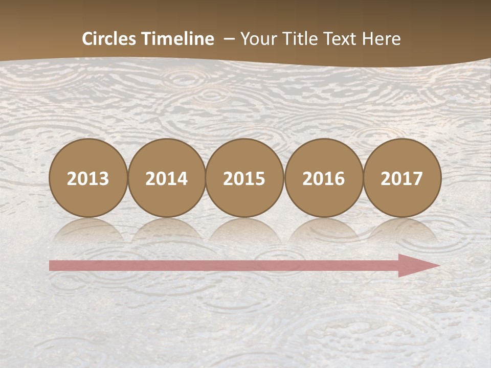 Rain Drop Spray Aqua PowerPoint Template