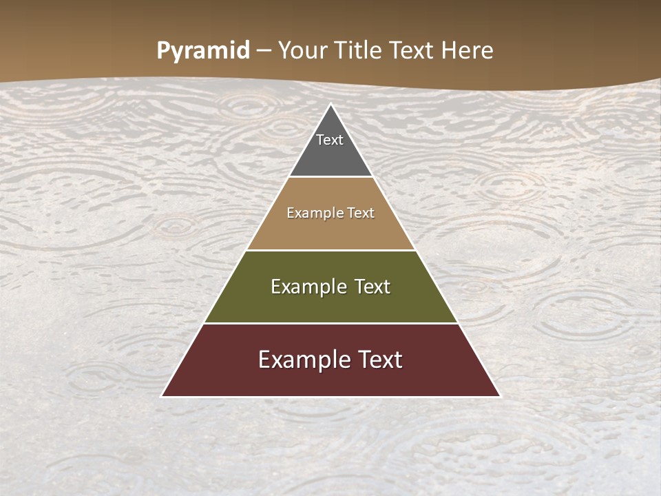 Rain Drop Spray Aqua PowerPoint Template