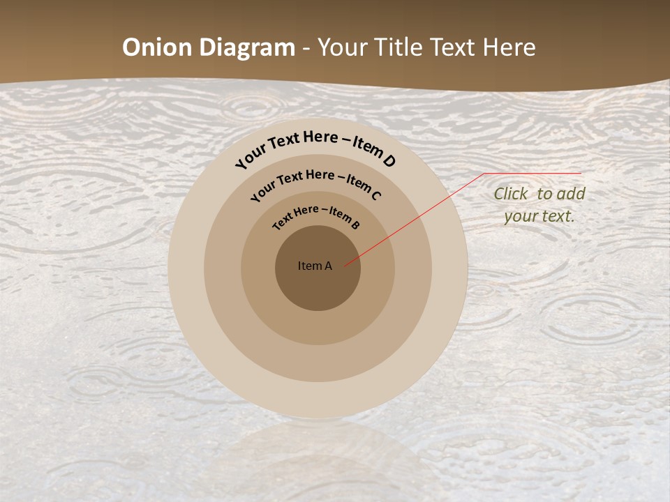 Rain Drop Spray Aqua PowerPoint Template