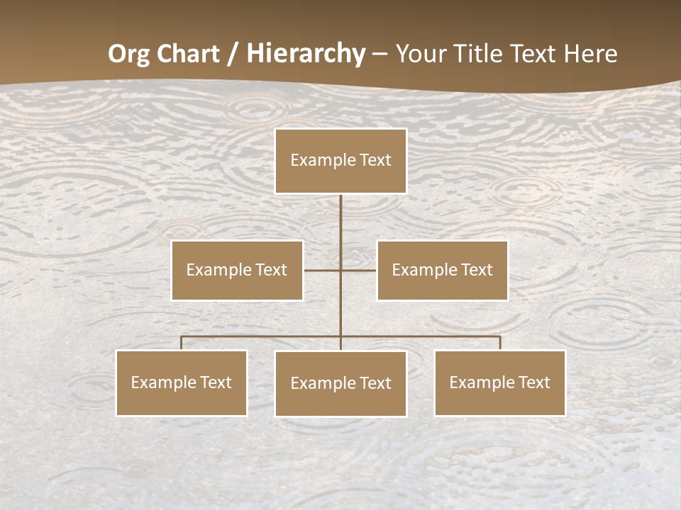 Rain Drop Spray Aqua PowerPoint Template
