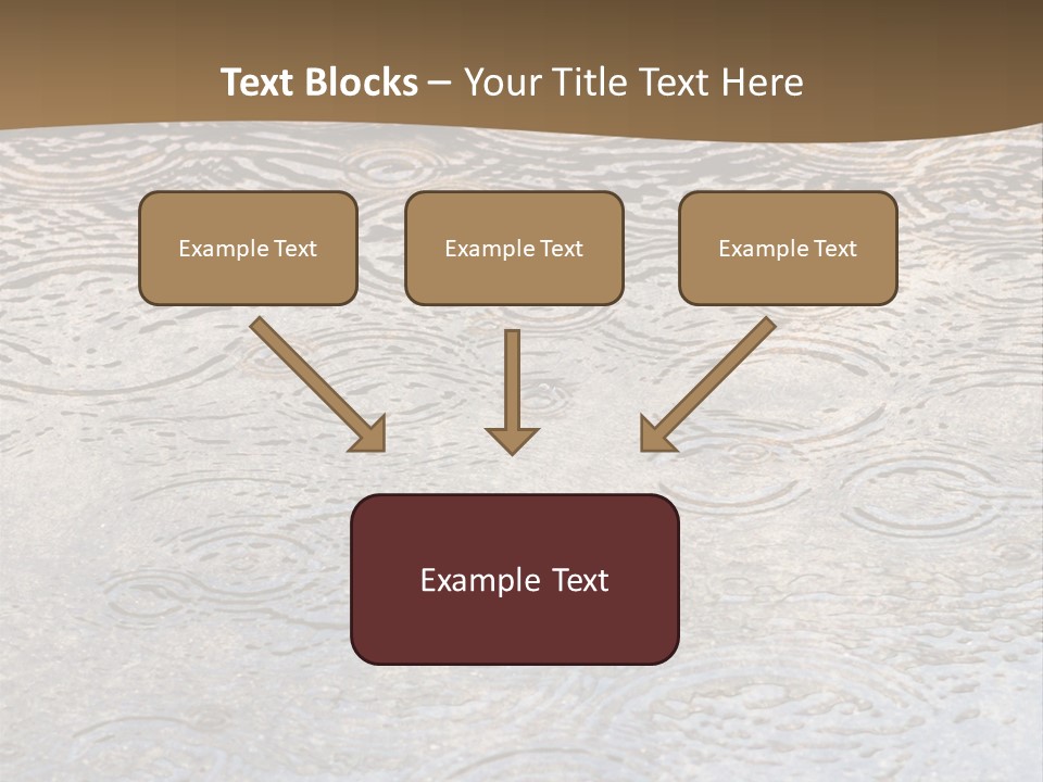 Rain Drop Spray Aqua PowerPoint Template