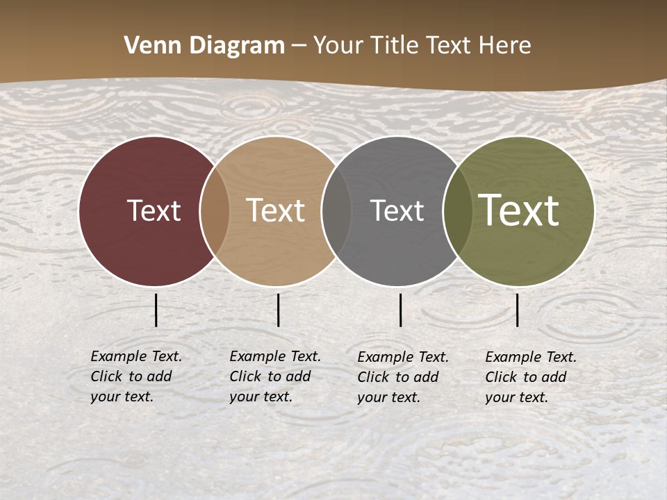 Rain Drop Spray Aqua PowerPoint Template