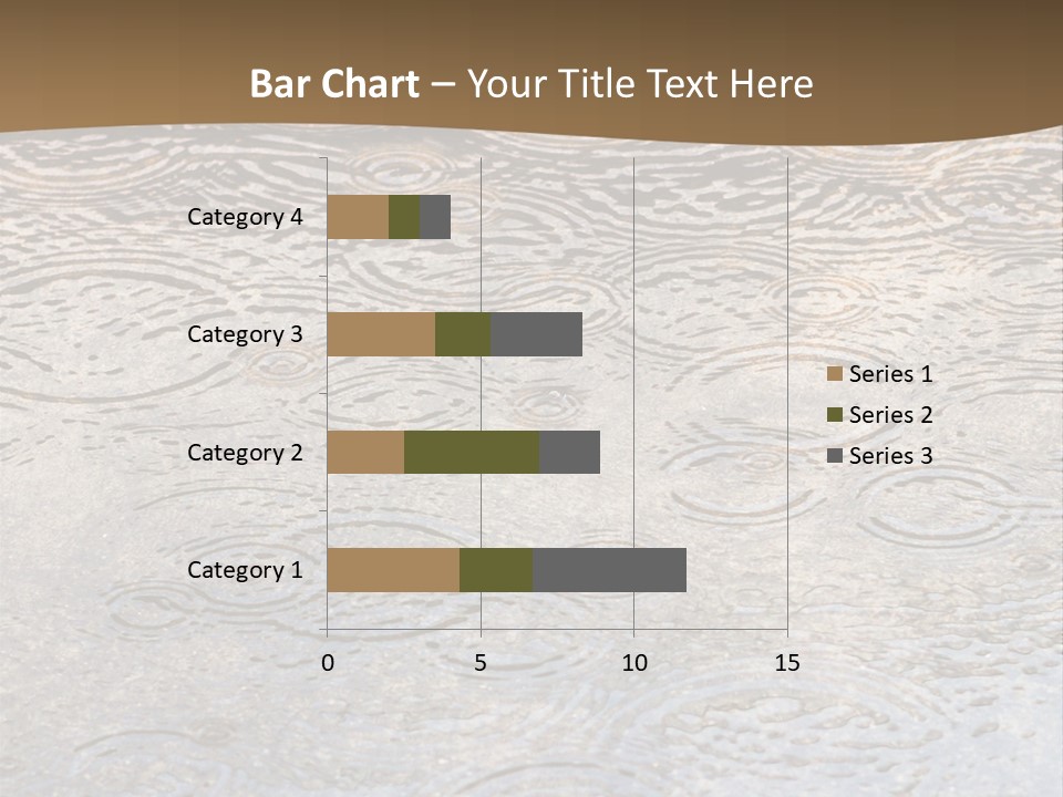 Rain Drop Spray Aqua PowerPoint Template