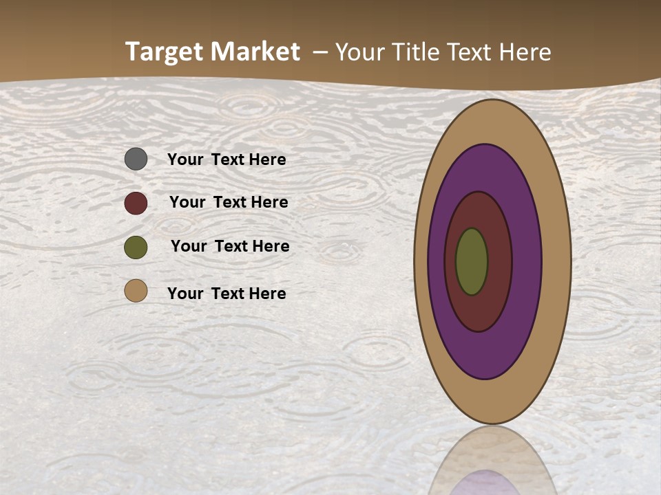 Rain Drop Spray Aqua PowerPoint Template