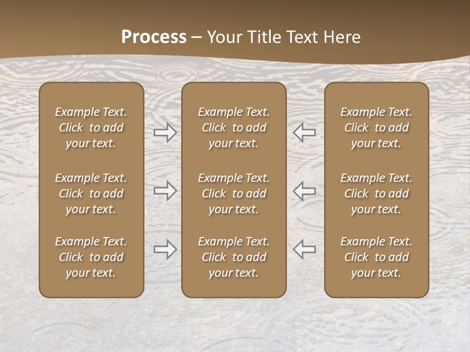 Rain Drop Spray Aqua PowerPoint Template