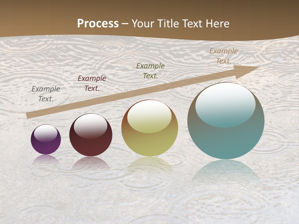 Rain Drop Spray Aqua PowerPoint Template