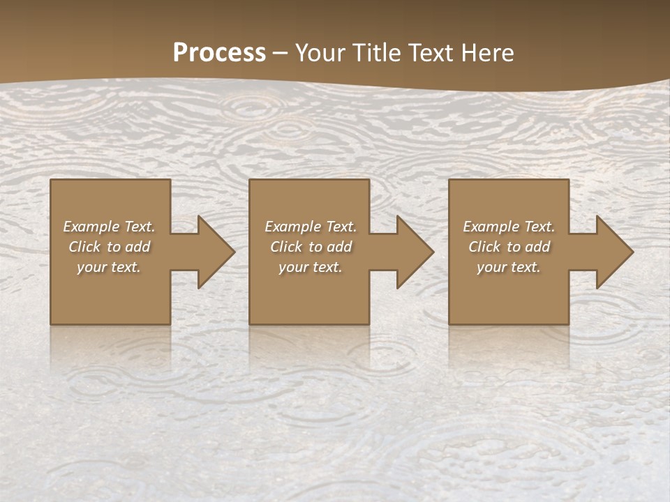 Rain Drop Spray Aqua PowerPoint Template