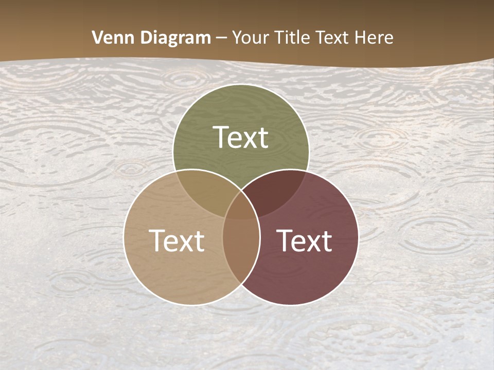 Rain Drop Spray Aqua PowerPoint Template