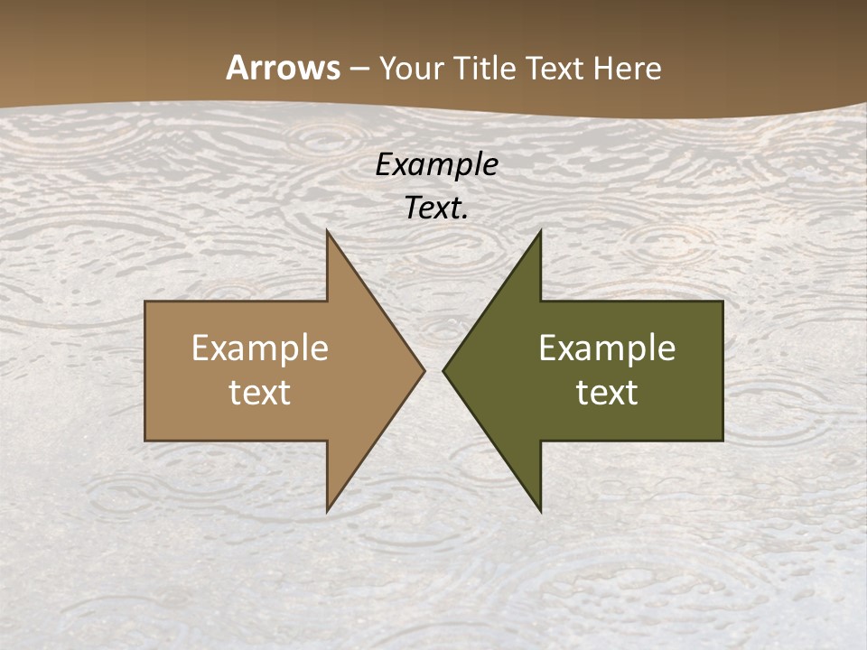 Rain Drop Spray Aqua PowerPoint Template