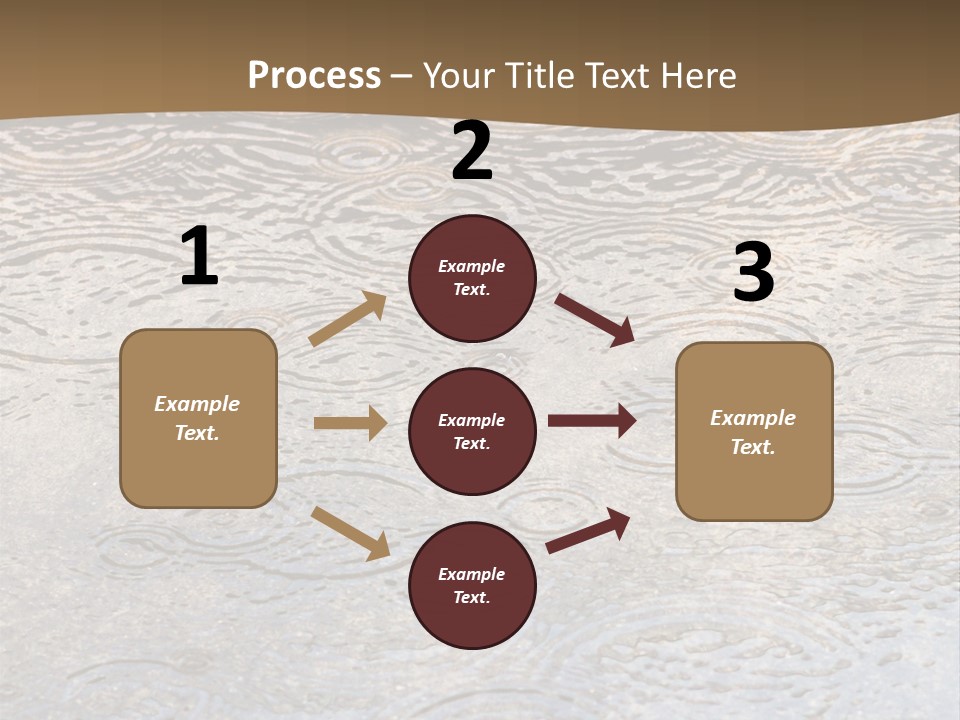 Rain Drop Spray Aqua PowerPoint Template