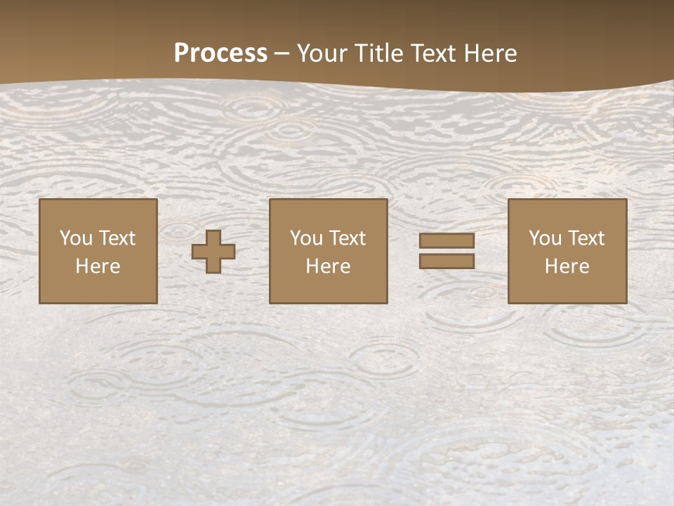 Rain Drop Spray Aqua PowerPoint Template