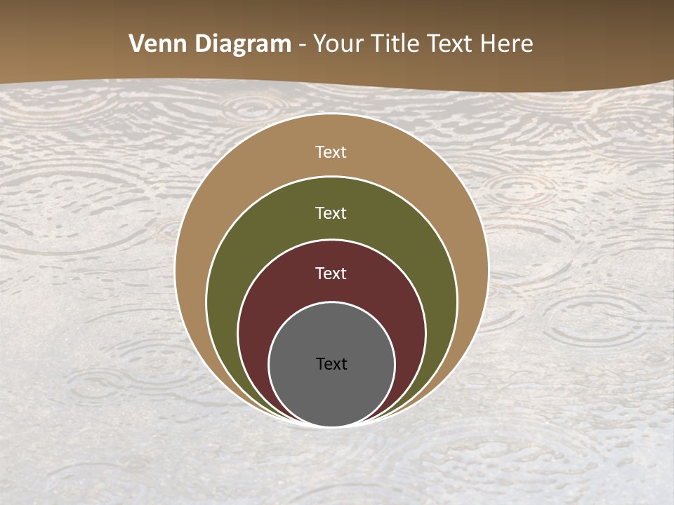 Rain Drop Spray Aqua PowerPoint Template