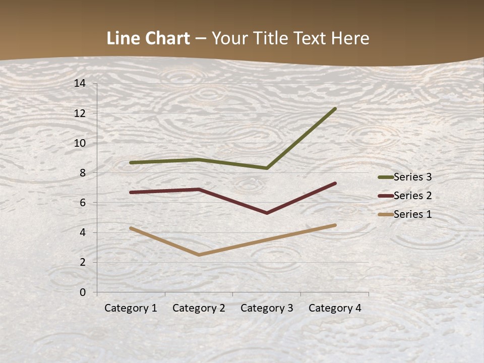 Rain Drop Spray Aqua PowerPoint Template