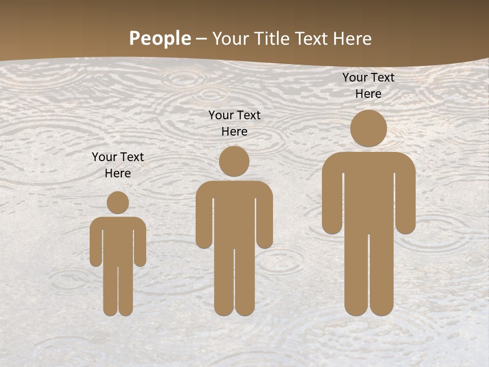 Rain Drop Spray Aqua PowerPoint Template