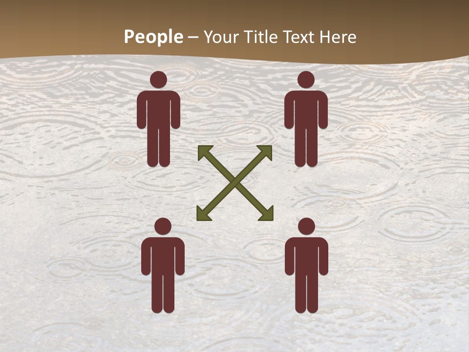 Rain Drop Spray Aqua PowerPoint Template