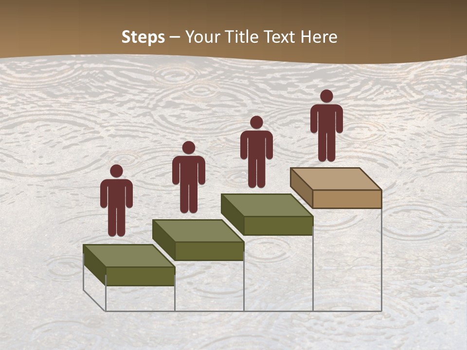 Rain Drop Spray Aqua PowerPoint Template