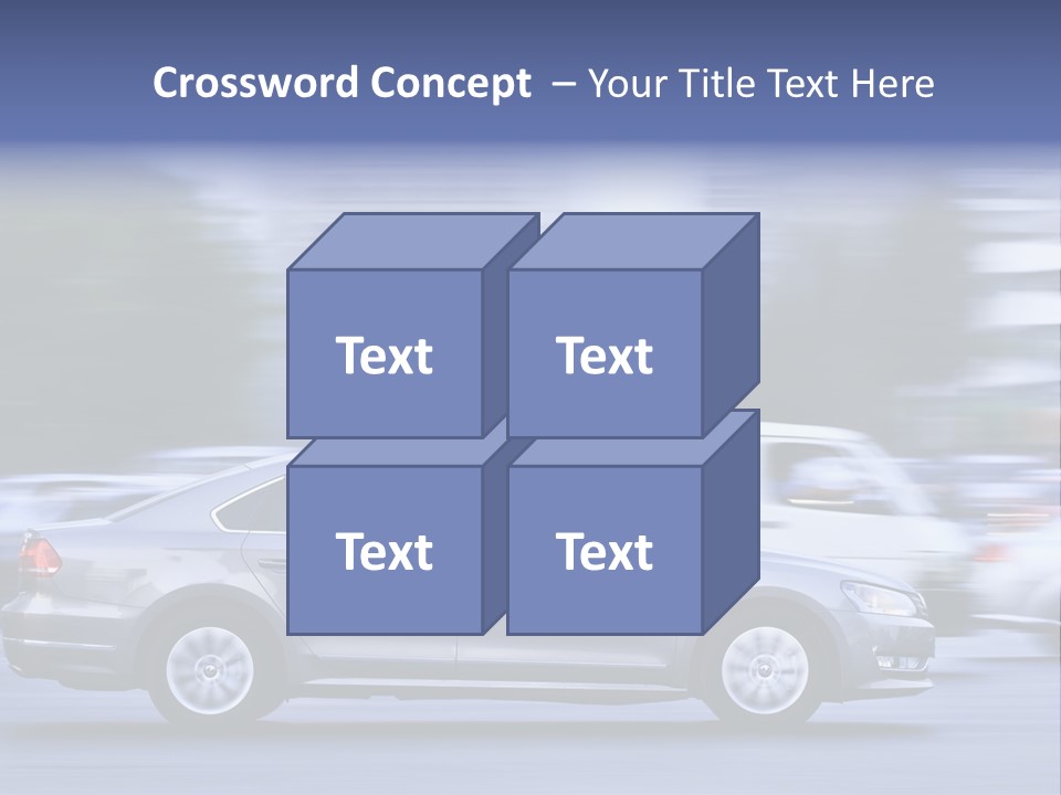Building Rush Automobile PowerPoint Template