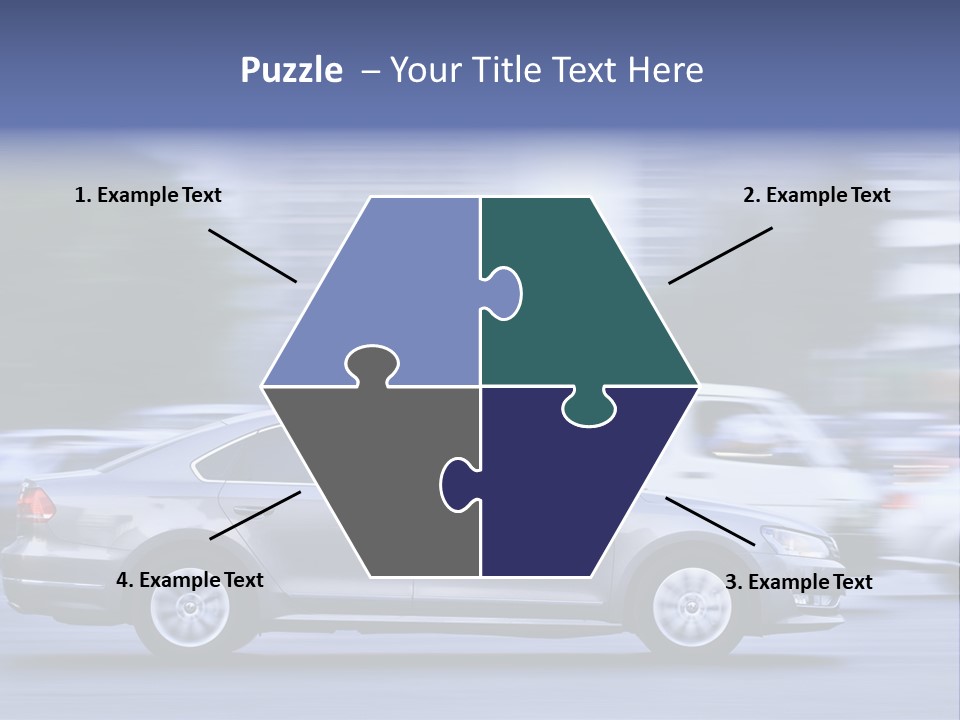 Building Rush Automobile PowerPoint Template