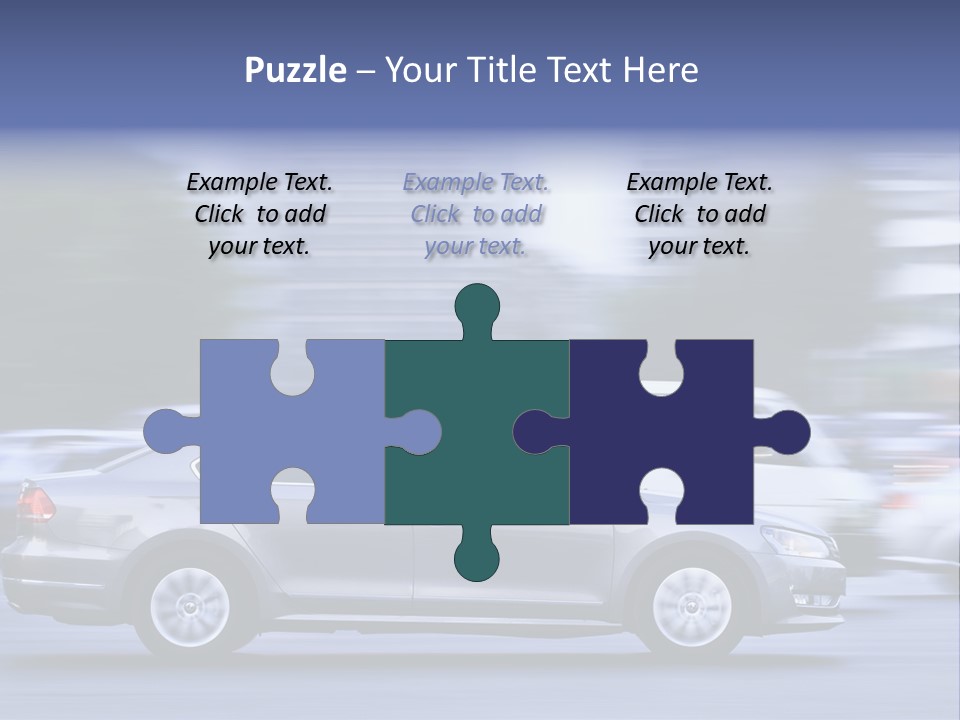 Building Rush Automobile PowerPoint Template