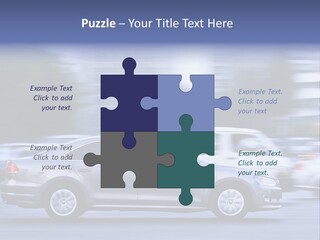 Building Rush Automobile PowerPoint Template