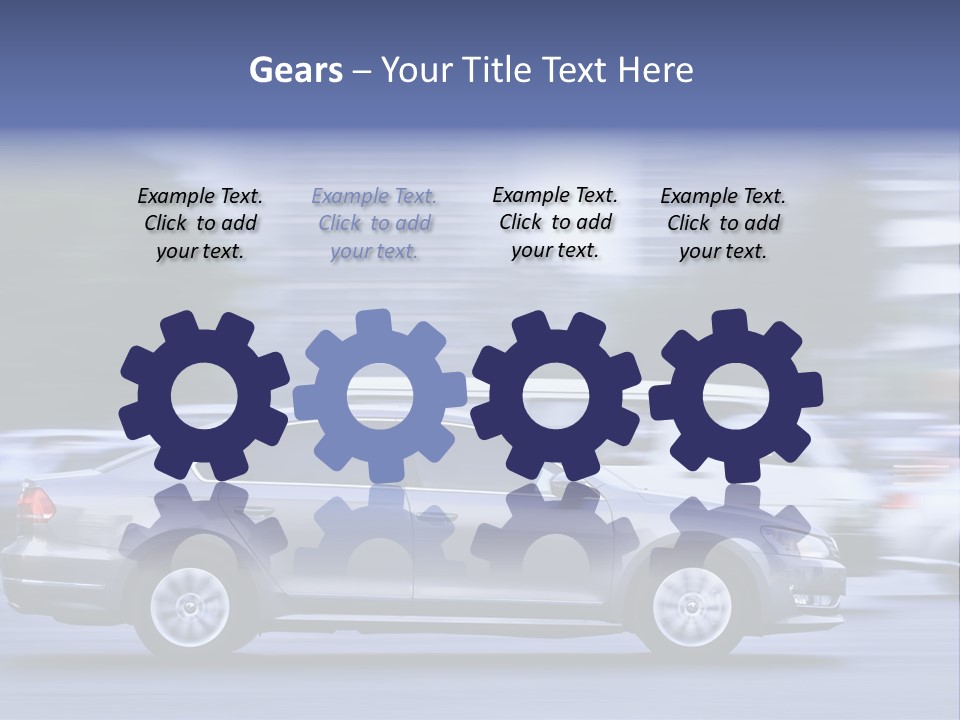 Building Rush Automobile PowerPoint Template