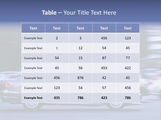 Building Rush Automobile PowerPoint Template