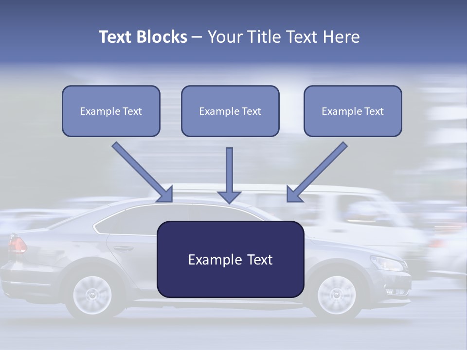 Building Rush Automobile PowerPoint Template