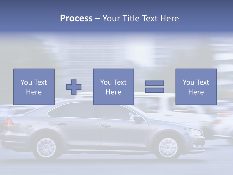 Building Rush Automobile PowerPoint Template