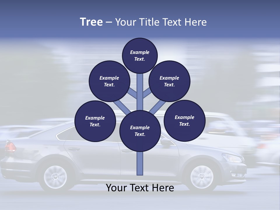 Building Rush Automobile PowerPoint Template